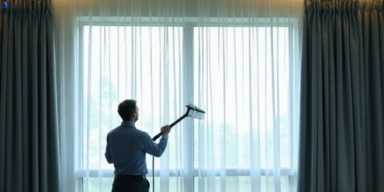 Commercial drapes cleaning service norman-park hotels offices