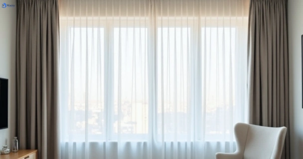 Restored vibrant drapes in norman-park QLD after Matty Curtain Cleaning